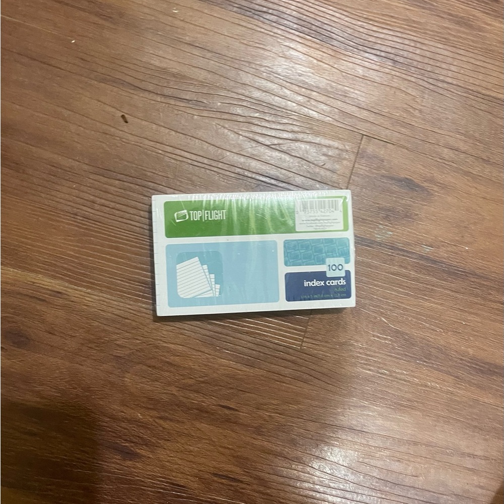 Top Flight Index Cards